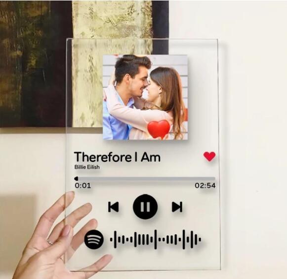 Spotify Glass Plaques